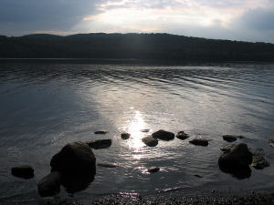 Picture taken from the shores of lake windermere