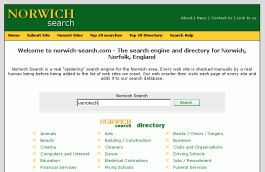 Norwich Search Screenshot